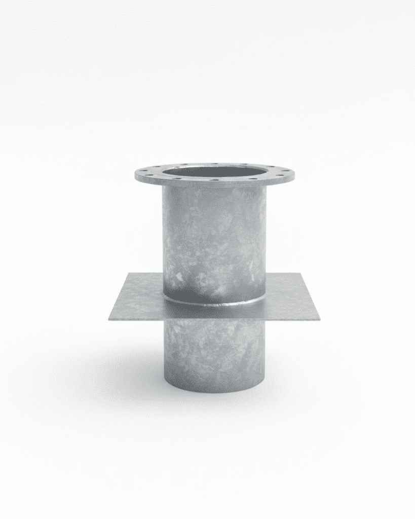 stainless steel puddle flange