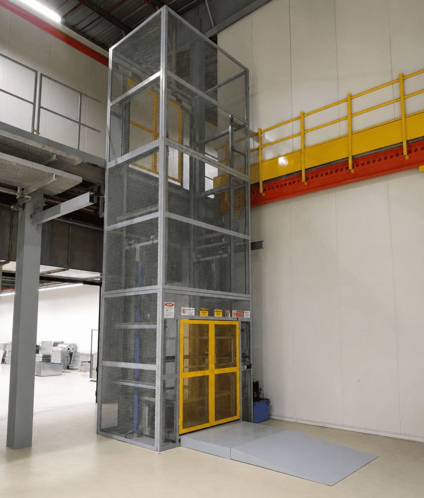 Hydraulic Goods Lift by Precise Lift and Conveyors